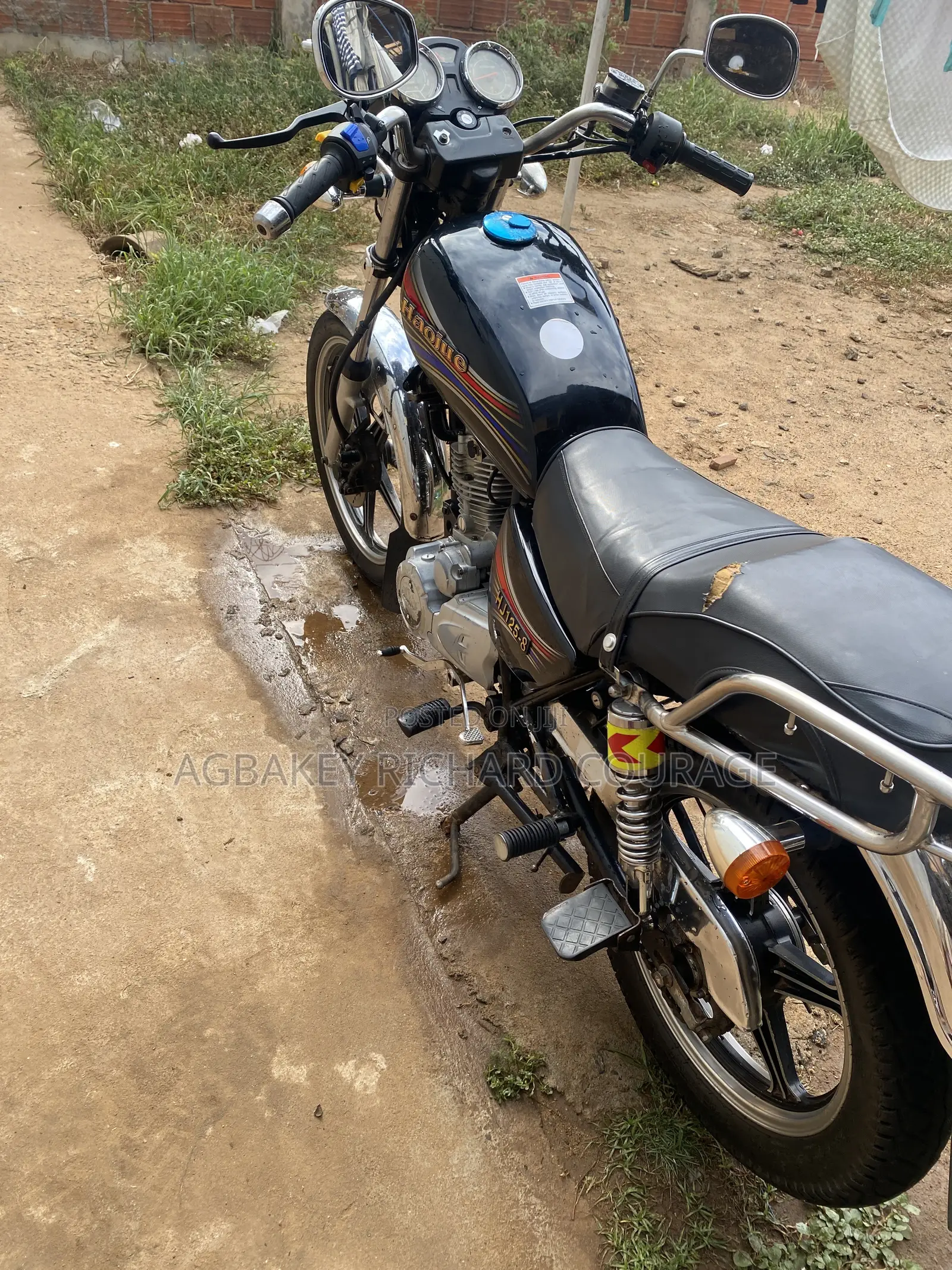 Haojue HJ125-8K 2024 Black
