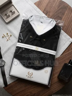 Formal Black Men Shirt