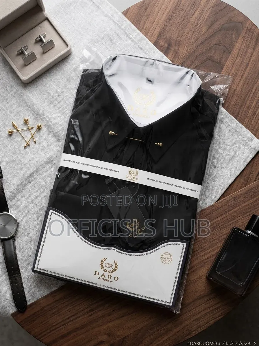 Formal Black Men Shirt
