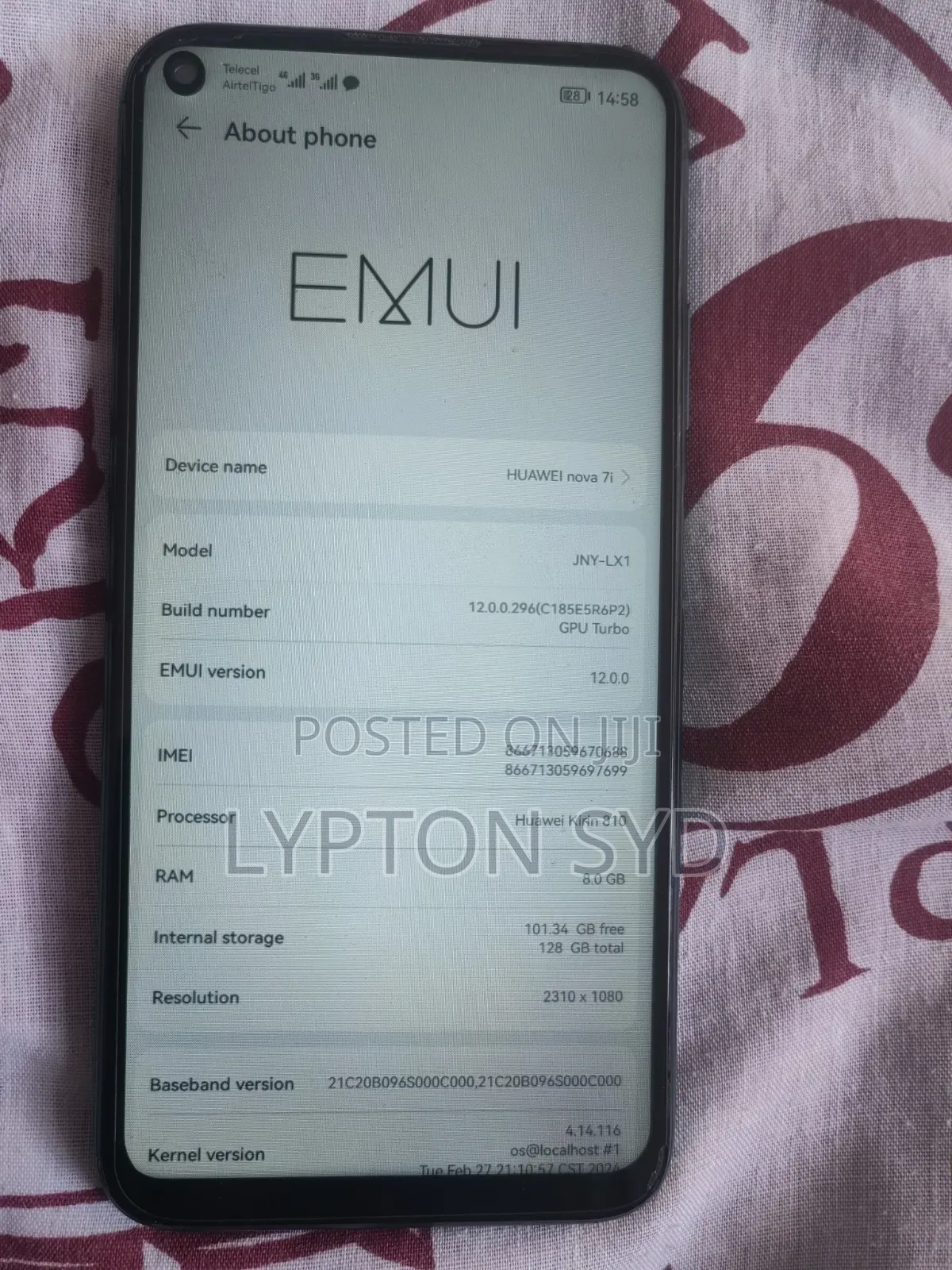 Huawei nova 7i 128 GB Green