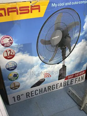 Qasa 18inches Rechargeable Fan