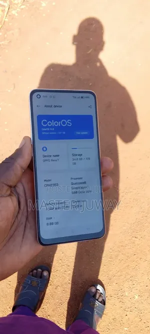 New Oppo Reno7 128 GB Yellow