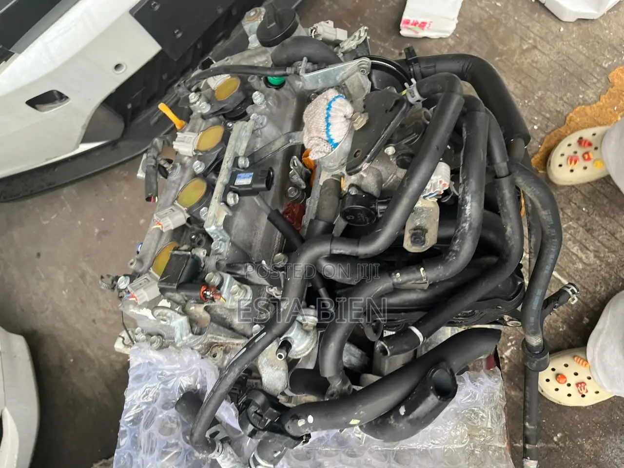 Toyota Vitz Engine With Gearbox Complete