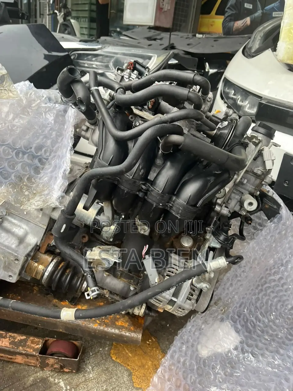 Toyota Vitz Engine With Gearbox Complete