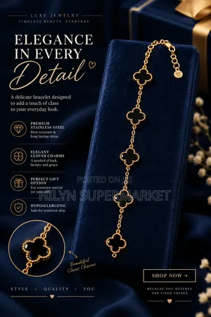 Black and Gold Bracelet