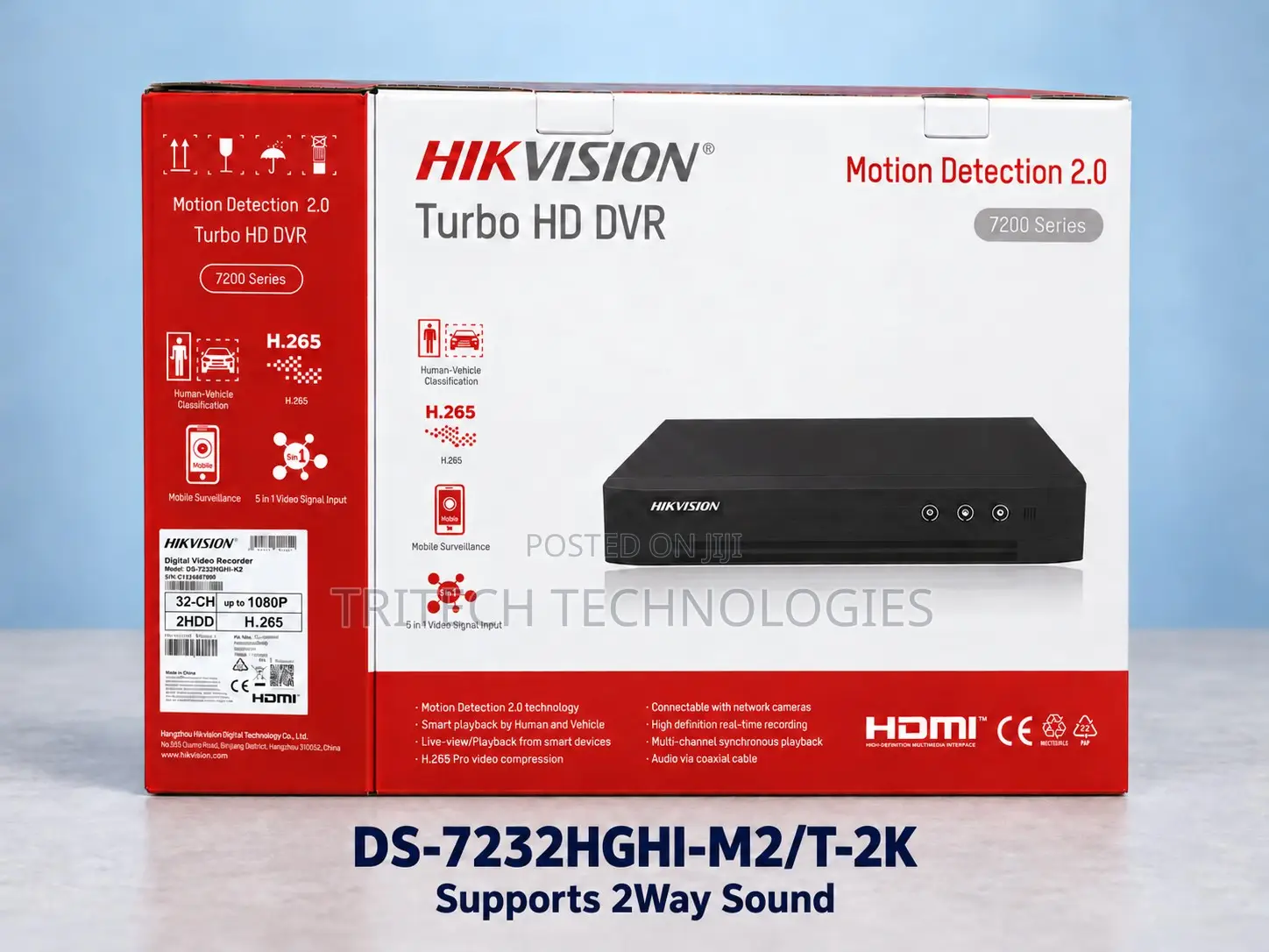 Hikvision Ds-7232hghi-M2/T-2k 32-Ch Hg 1u H.265 DVR