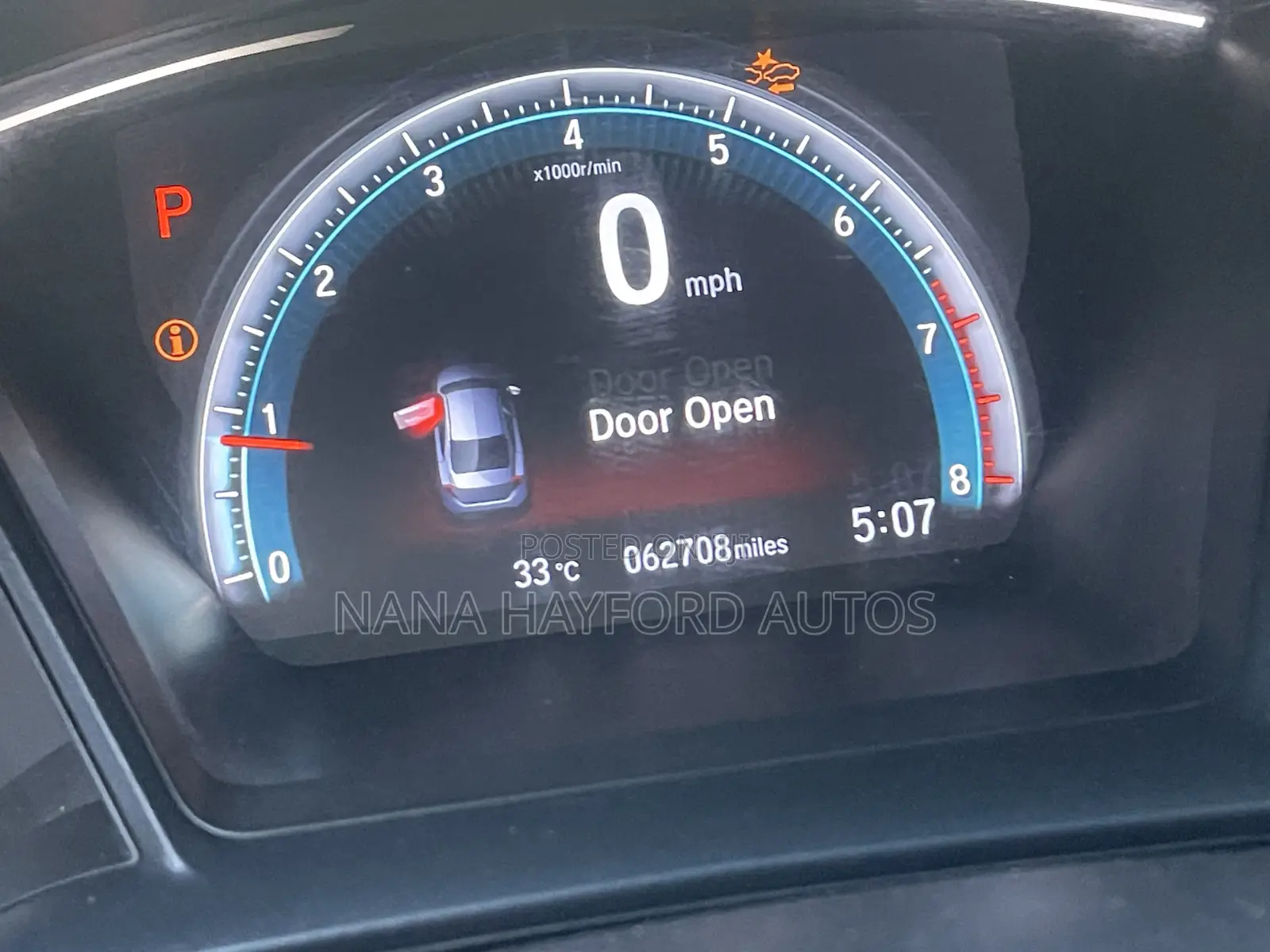 Honda Civic 2018 Gray