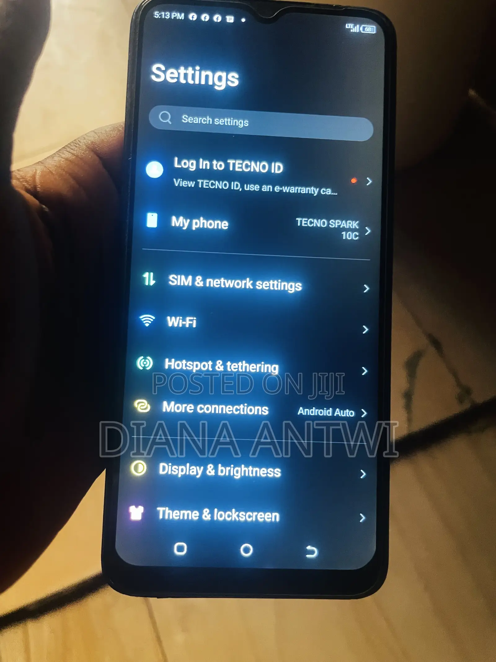Tecno Spark 10C 128 GB Black
