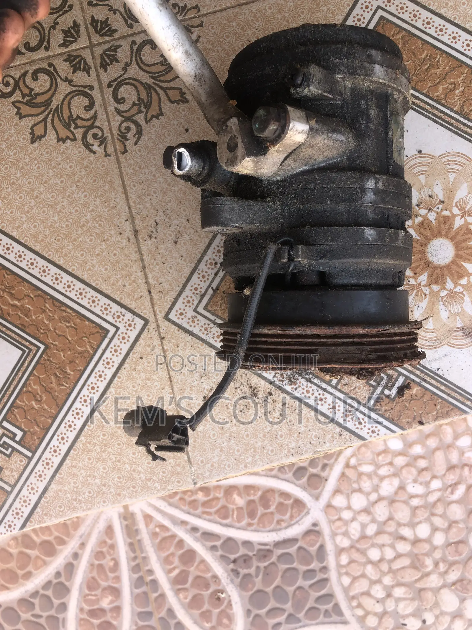 AC Compressor With Pulley & Pipe for Hyndai & Kia