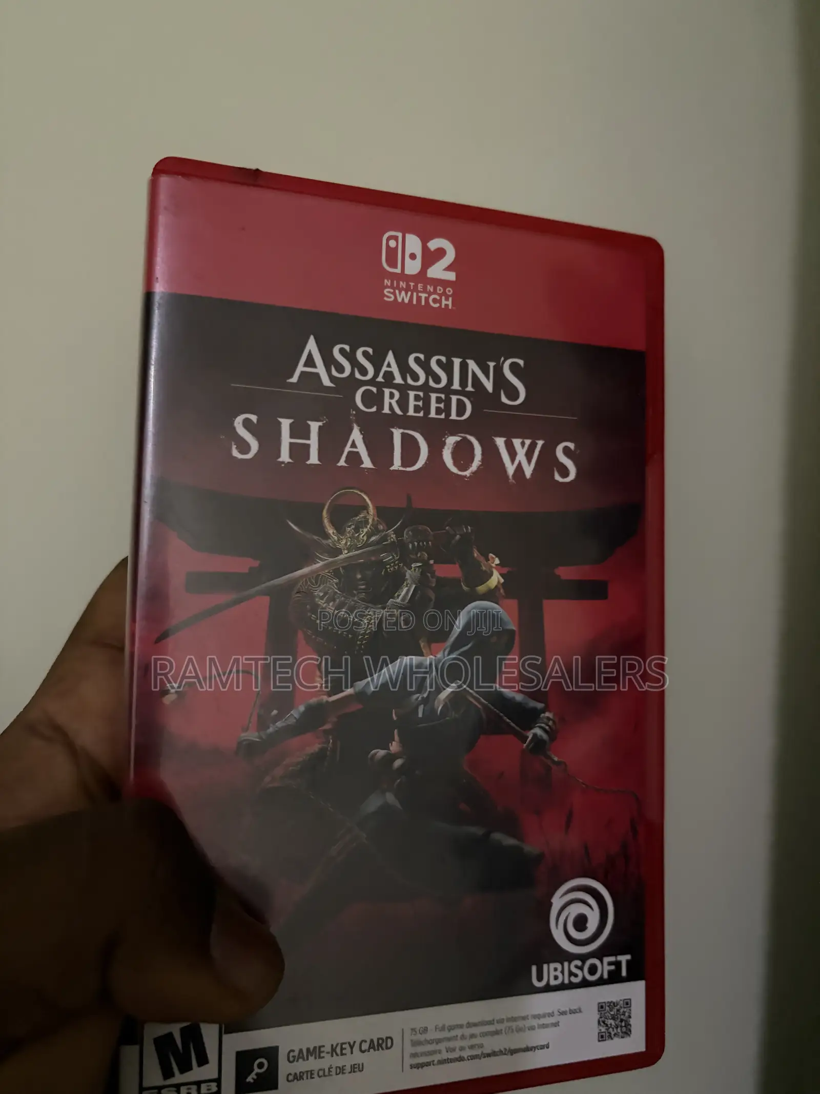Assassins Creed Shadow Nintendo Switch Cartridge