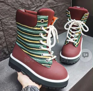 Unisex Fashion High-Top Boots – Stylish Lace-Up Platform Boots