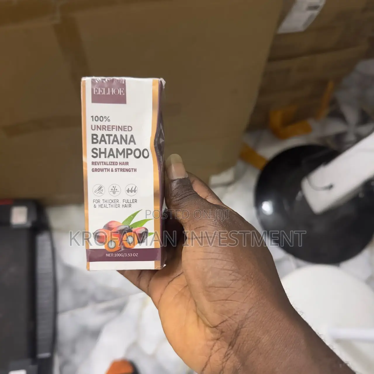 EELHOE 100% Unrefined Batana Shampoo