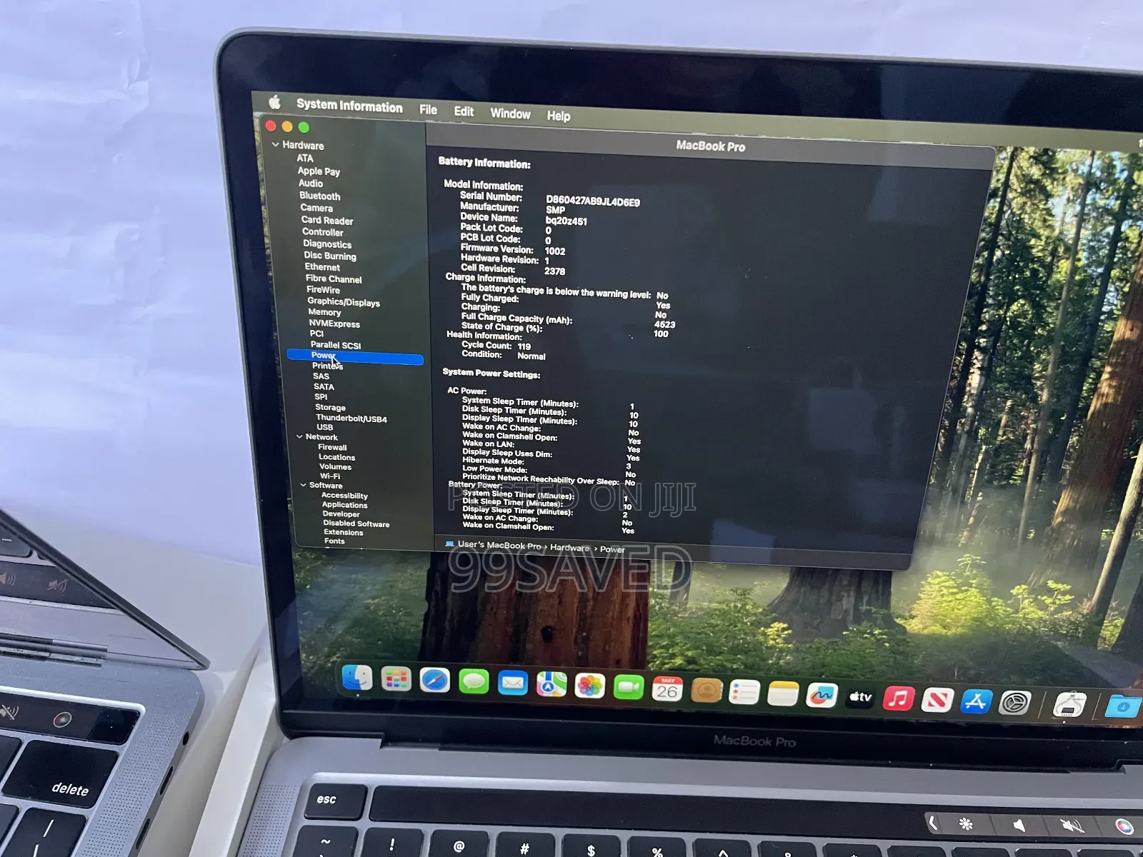 Laptop Apple MacBook Pro 2020 8GB Intel Core i5 SSD 256GB
