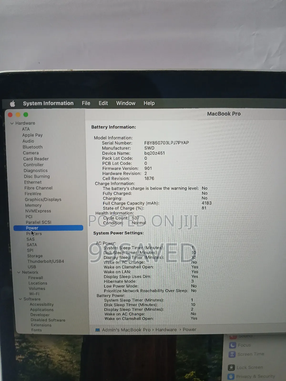 Laptop Apple MacBook 2018 8GB Intel Core i5 SSD 256GB