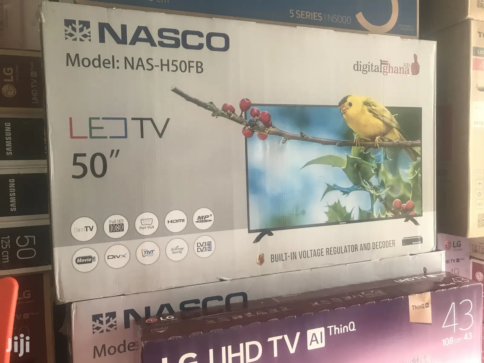 NASCO 50inches Digital SATELLITE LED TV Plus Free Wall Mount