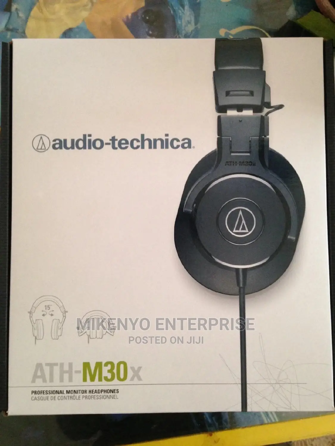 Audio-technica Ath-m30x Closed-back Monitoring Headphones