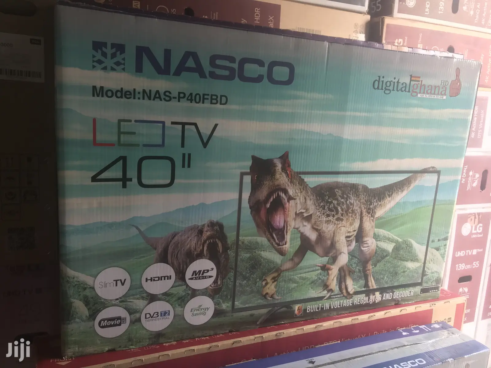Energy Saving Nasco Digital Satellite TV - 40" Black