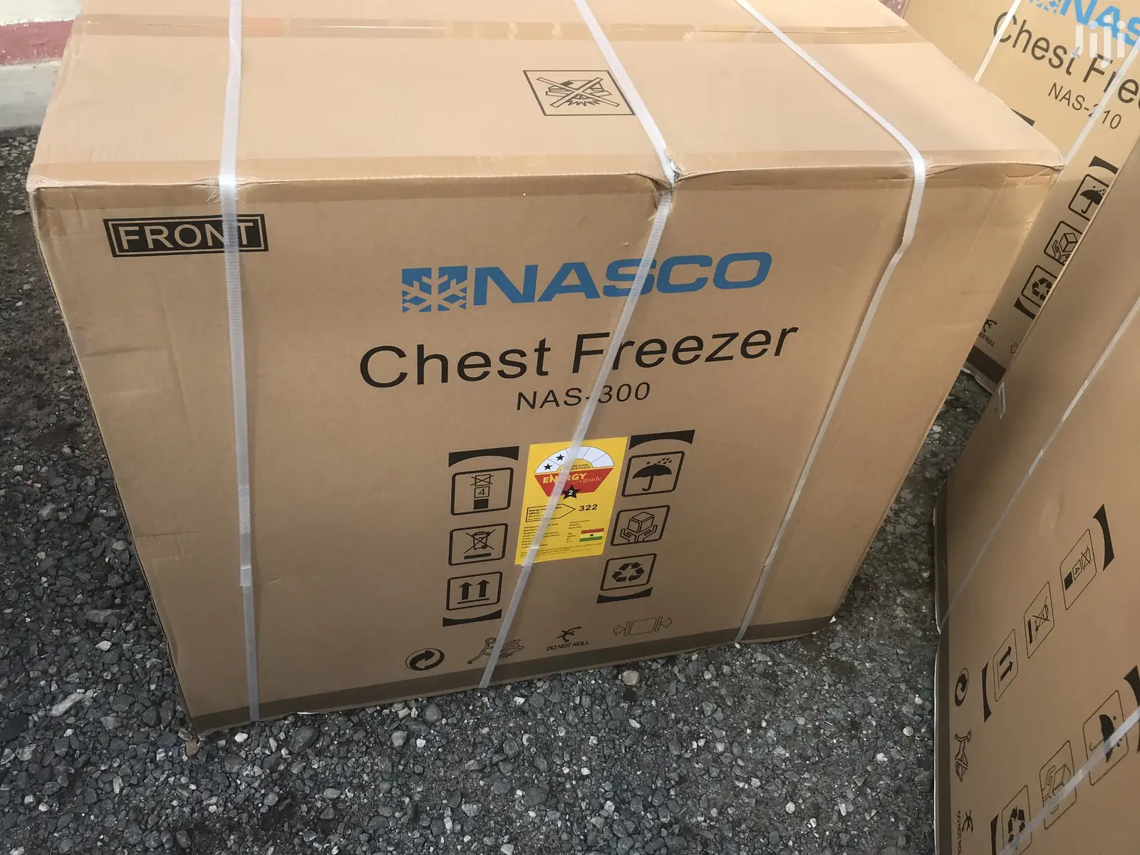 Fast Freezing Chest Freezer Single Door Nasco 260L [Nas-300]