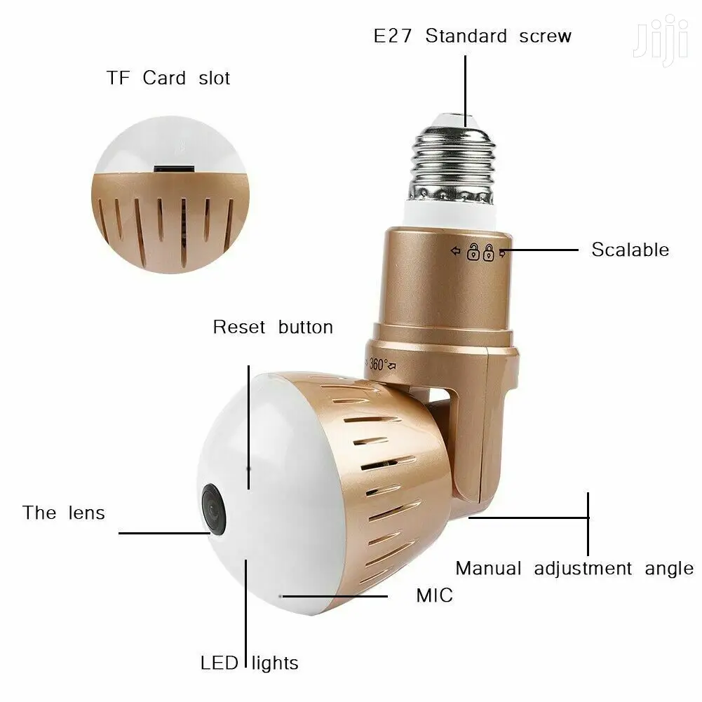 360° Panoramic Hidden Wifi Camera