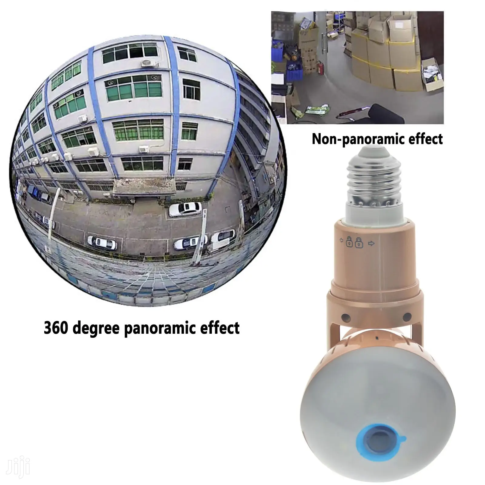 360° Panoramic Hidden Wifi Camera