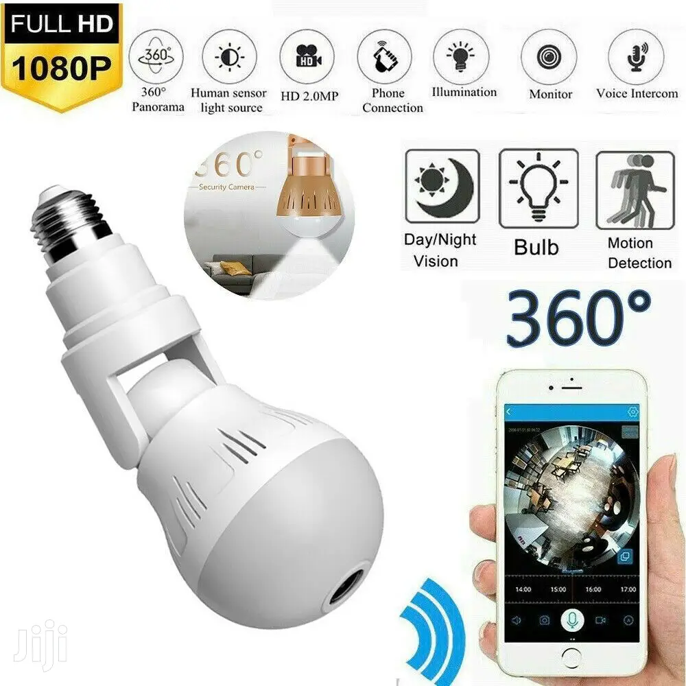 360° Panoramic Hidden Wifi Camera