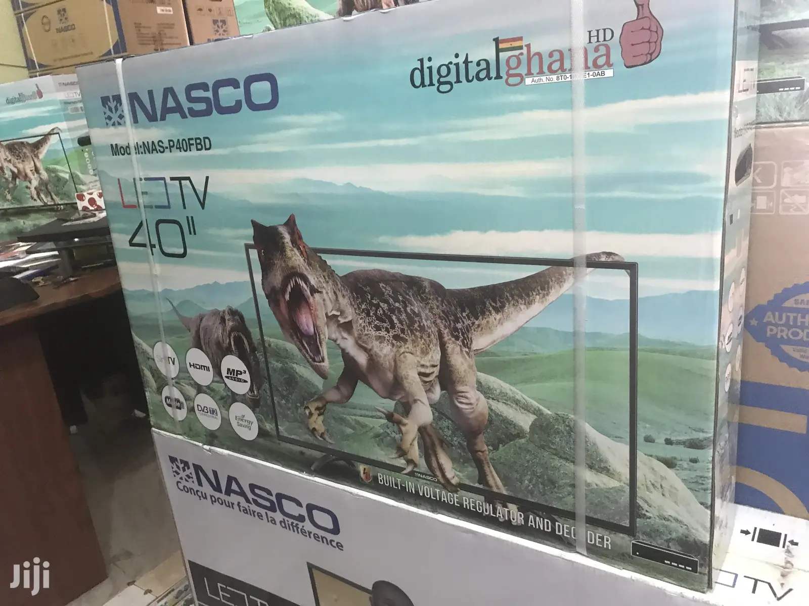 Nasco Digital Satellite TV 40 Black With Clear Voice Quality