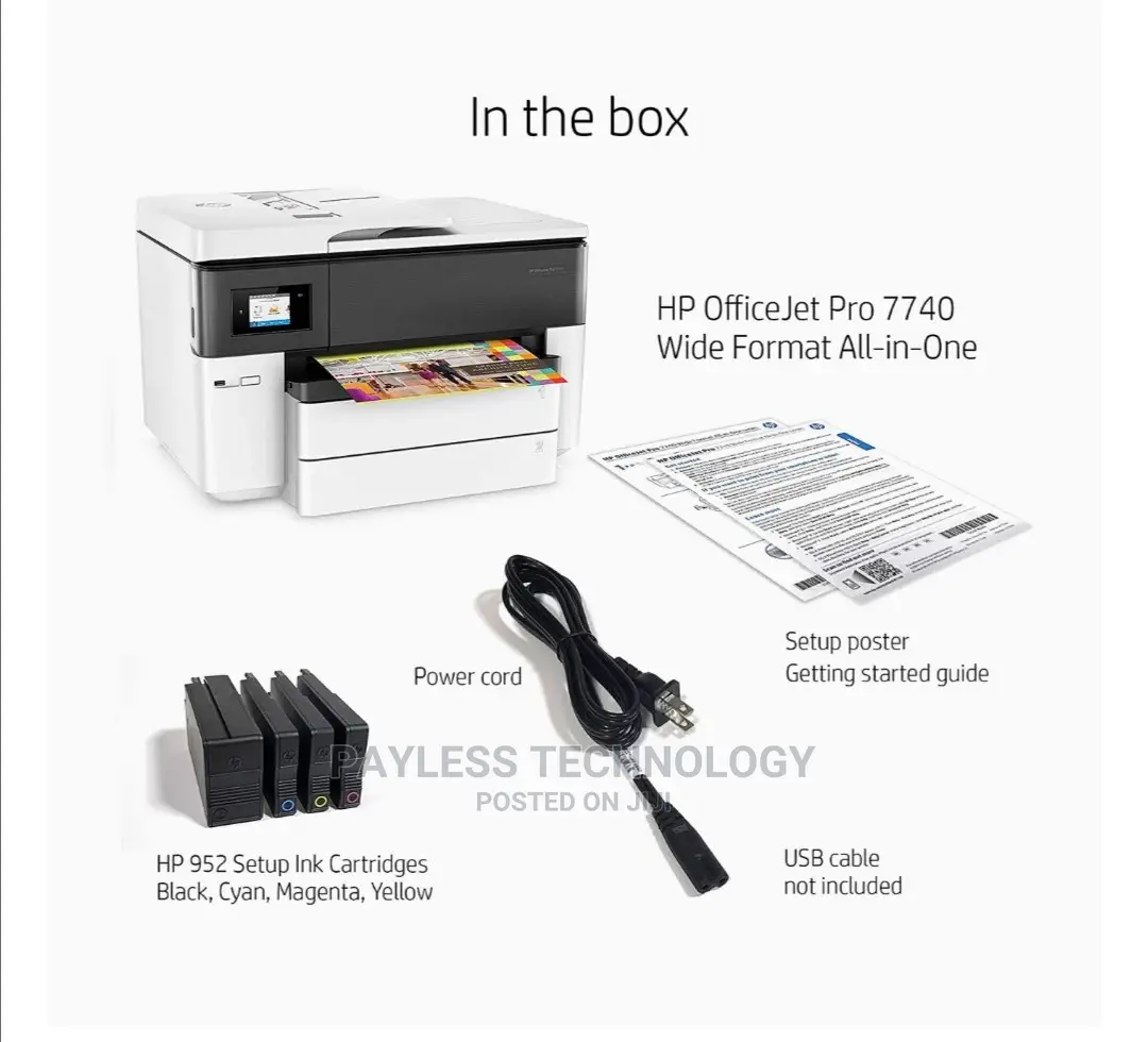 Hp Officejet Pro 7740 Wide Format Wireless Printers