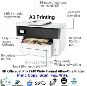 Hp Officejet Pro 7740 Wide Format Wireless Printers