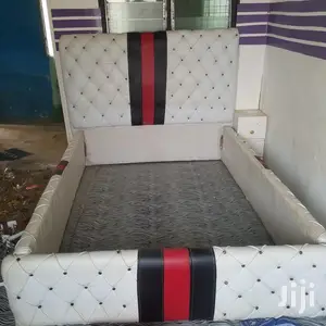Leather Double Bed Promo