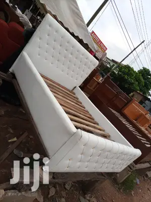 Leather Double Bed