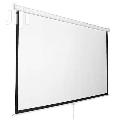 Top Edge 200cm Manual Projector Screen