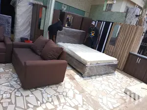 Cofe Double Bed With Mattress ❤🖤