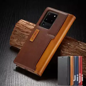 LCIMEKE Leather Flip Case4 Samsung Note20ultra Note10+ Note9