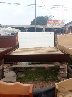 Leather King Size Bed