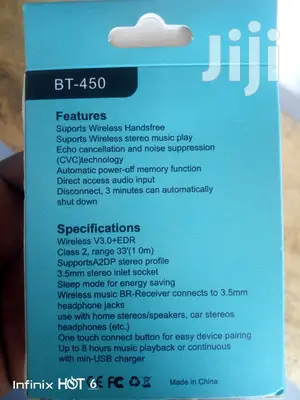 Wireless Receiver Bt-450