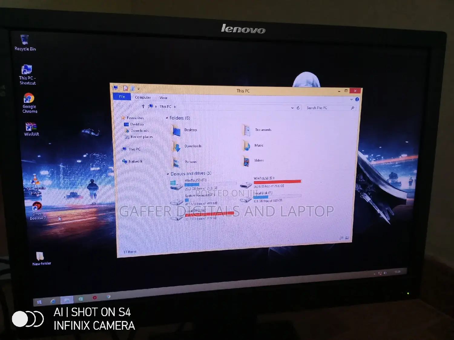 Desktop Computer Dell Inspiron 3000 2GB Intel Atom SSHD (Hybrid) 32GB