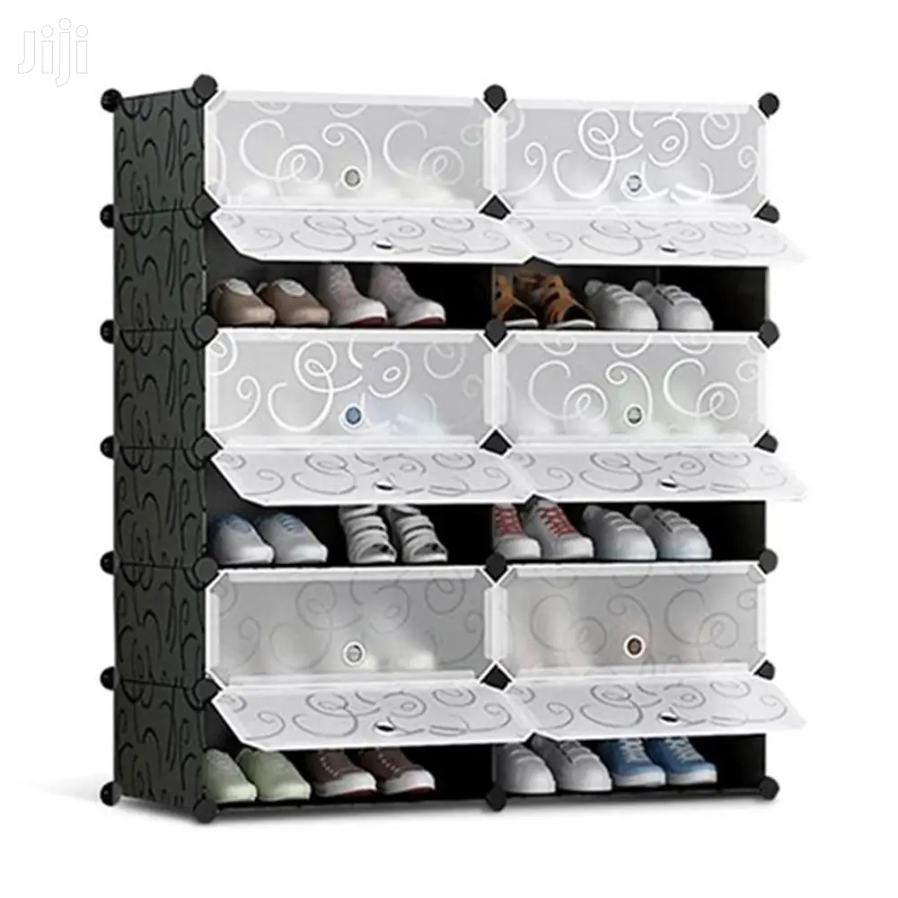 Plastic Cubes Shoe Rack