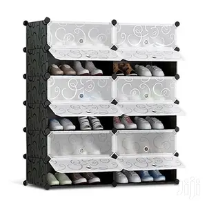 Plastic Cubes Shoe Rack