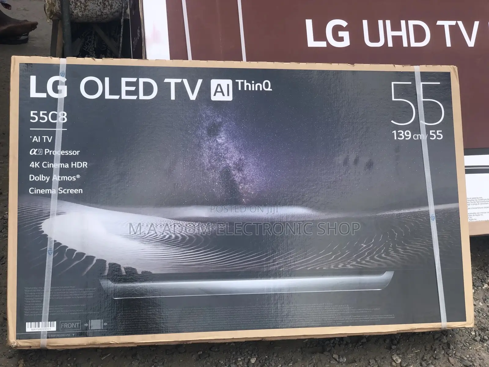 LG 55'' Oled Smart C8 4K Uhd Hdr TV Dolby Netflix Airplay
