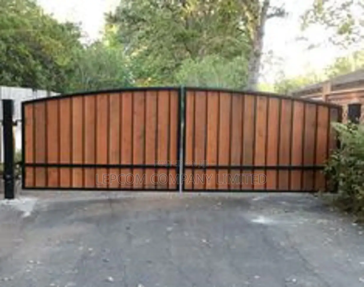 Wood and Metal Gate