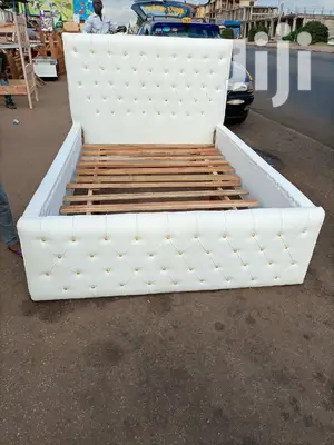 Leather Double Bed