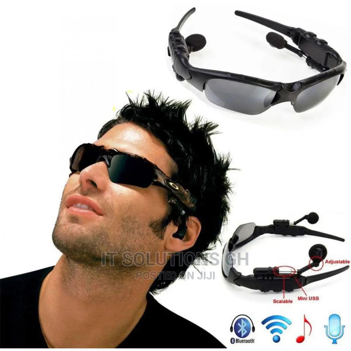 Sunglasses With Bluetooth-headset
