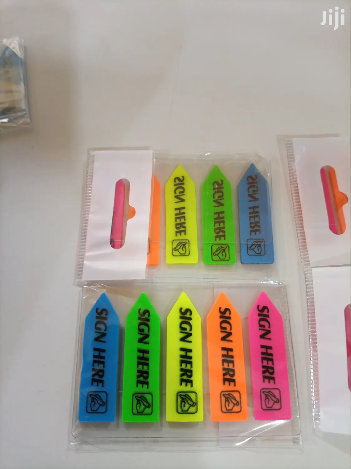 Indicated Tags(With Sign Here Inscription)
