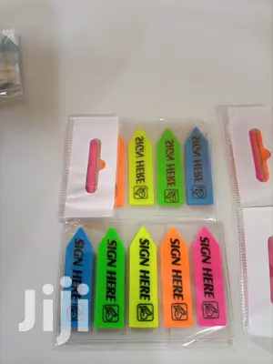 Indicated Tags(With Sign Here Inscription)