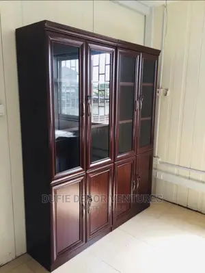 Classic Wooden Two Door Bookshelf