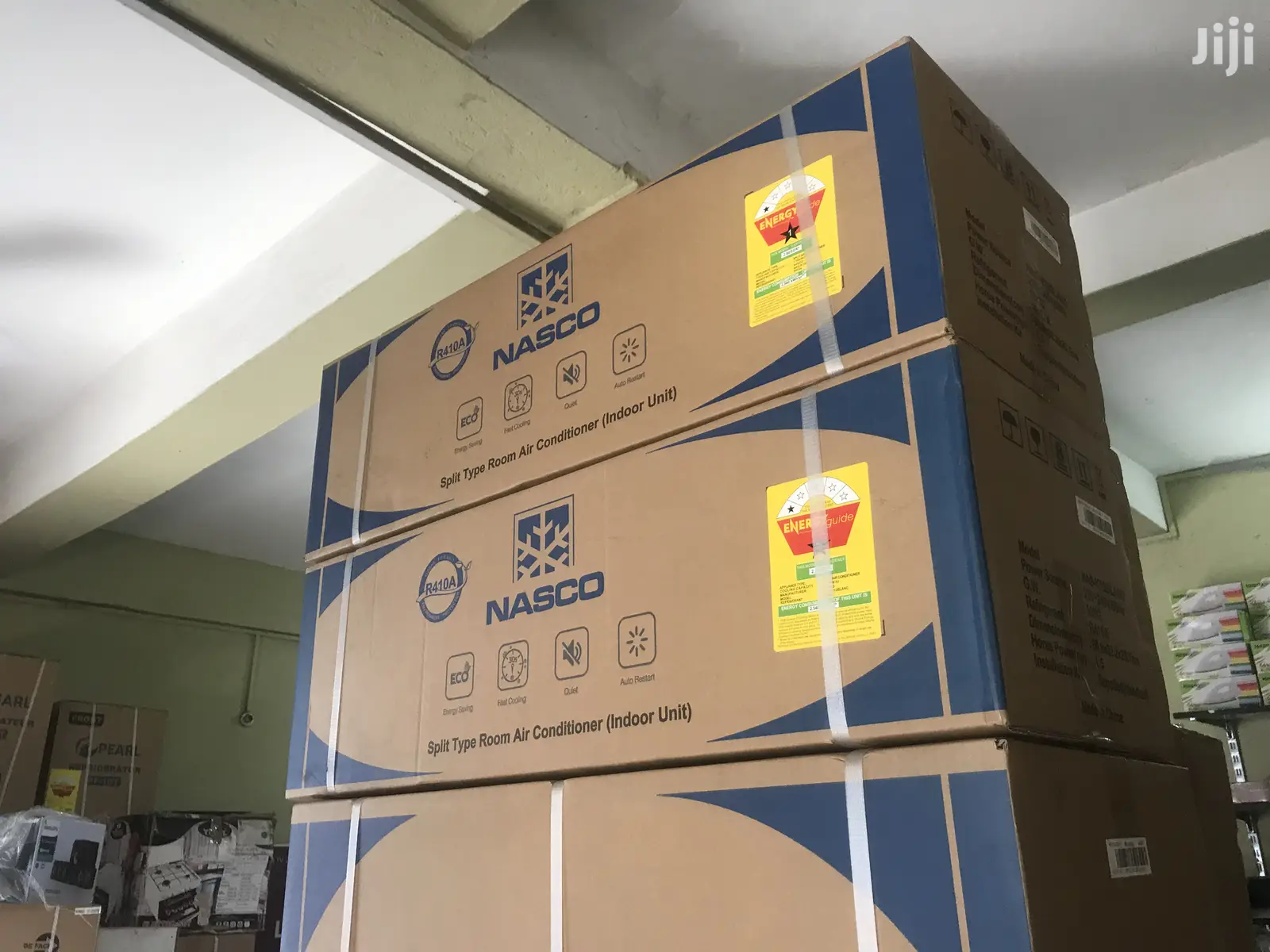 Nasco Split Air Conditioner R410 Fast Cooling - 1.5HP White