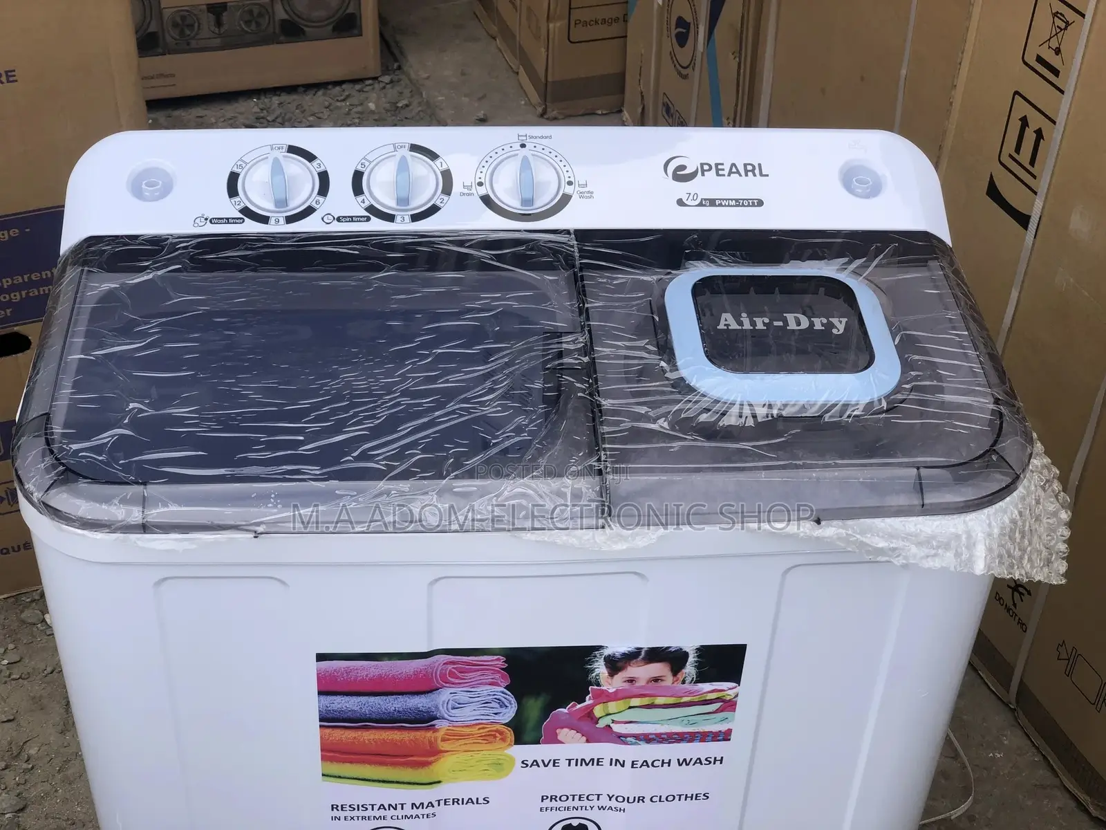 Pearl 7kg Semi Automatic Washing Machine