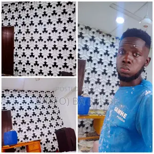 Br3fo) Ba P.O.P Ceiling, Wallpaper and House Painting