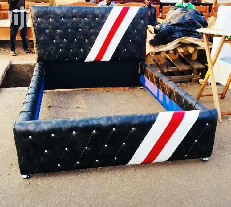 Leather Double Bed