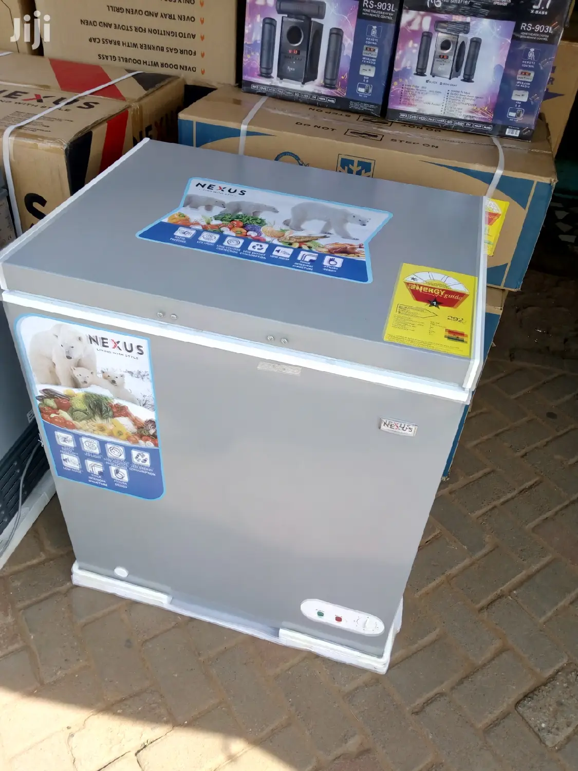 Nexus 150litres Chest Freezer (Silver)